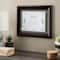 11" x 14" Mahogany & Black Document Float Frame by Studio Décor®
